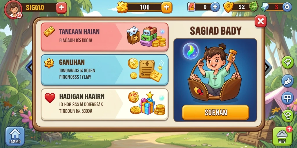 Tampilan utama AYU89 yang penuh warna.