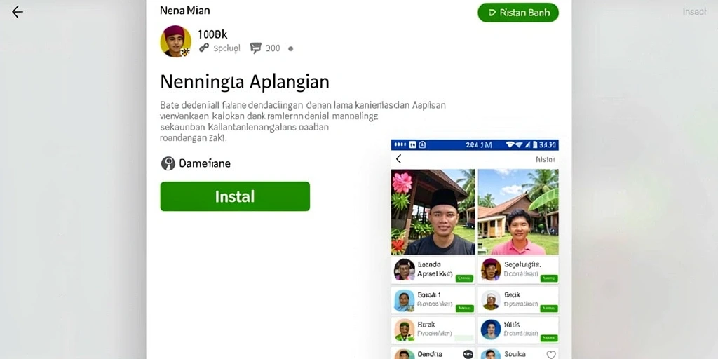 Tampilan antarmuka yang menarik dan sederhana.