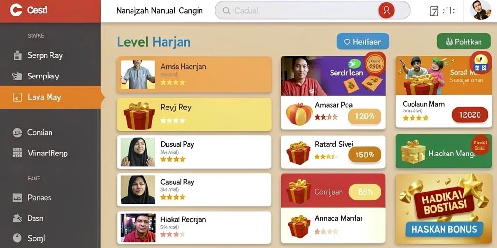 Tampilan antarmuka yang menarik dan mudah digunakan.