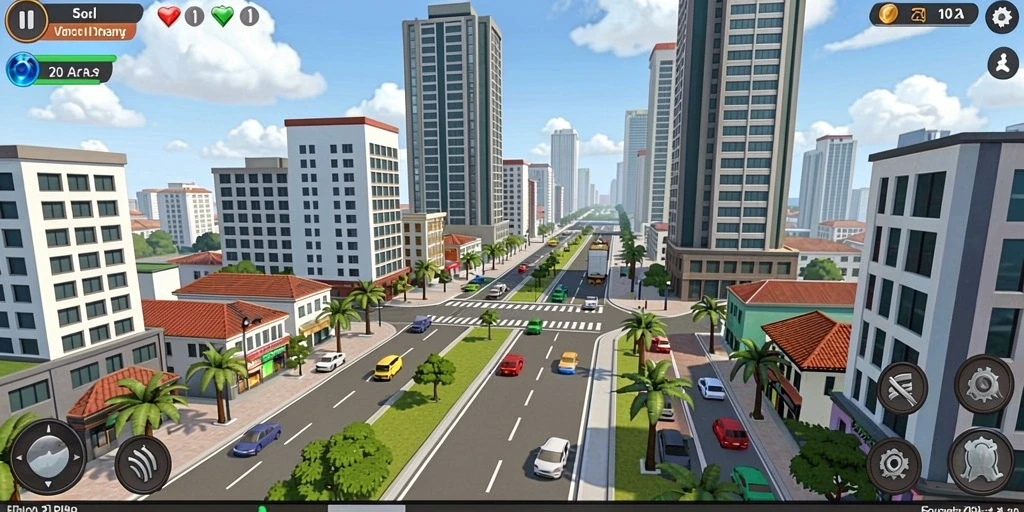 Tampilan karakter yang menarik dan detail.